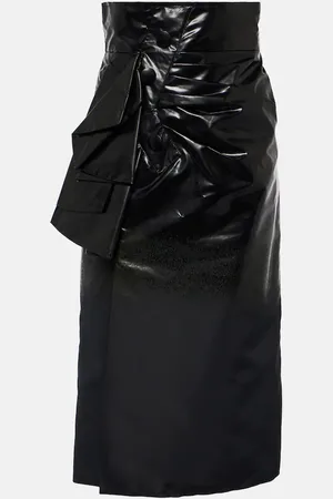Maison Margiela High-rise draped midi skirt