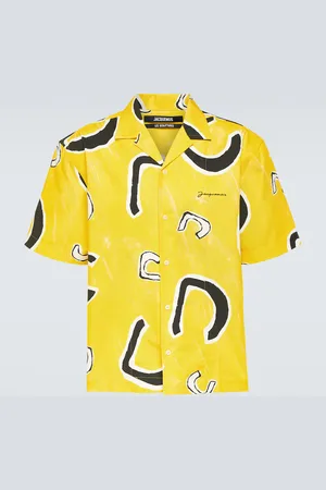 Jacquemus Jean printed cotton bowling shirt