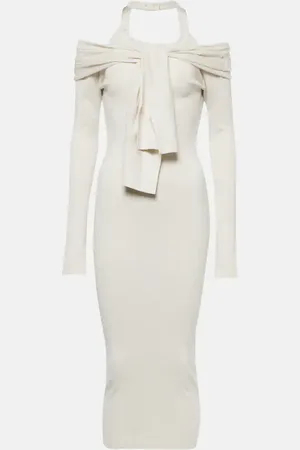 Jacquemus La robe Doble wool-blend midi dress