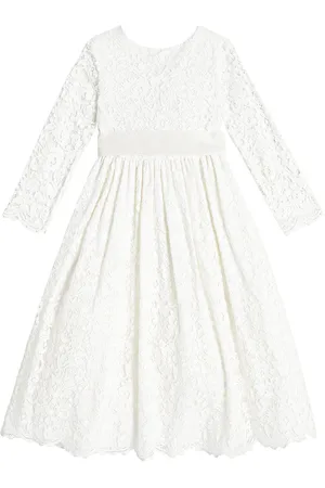 Il gufo Cotton-blend lace dress