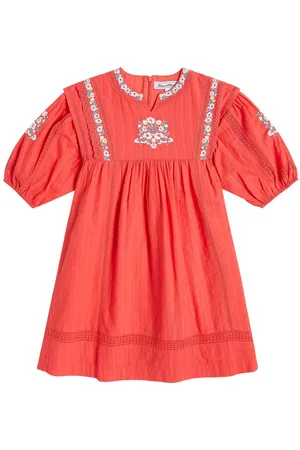 Tartine Et Chocolat Embroidered cotton dress