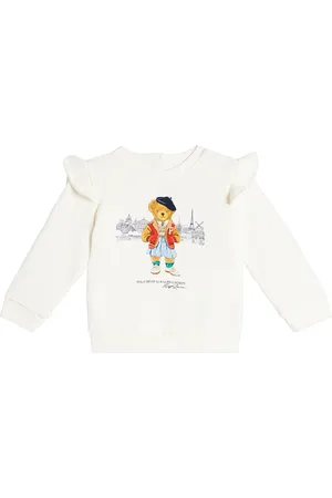 Ralph Lauren Baby Polo Bear cotton-blend fleece sweatshirt