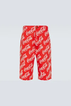 ERL Printed cotton canvas Bermuda shorts