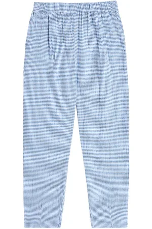 Liewood Birger checked seersucker pants