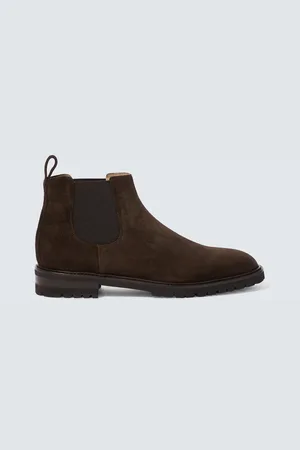 Manolo Blahnik Brompton suede Chelsea boots