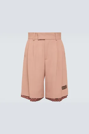 AMIRI Layered polka-dot high-rise shorts