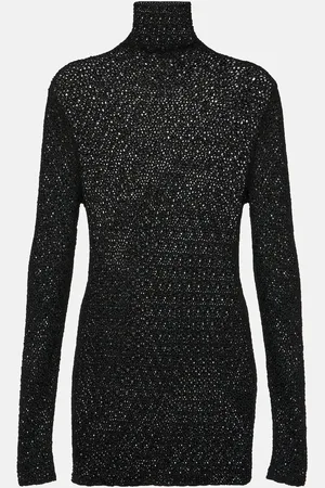 Totême Crochet turtleneck top