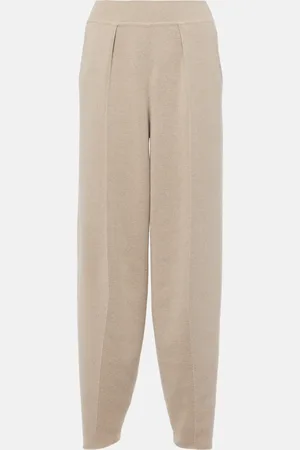 Loro Piana Ashi cashmere tapered pants