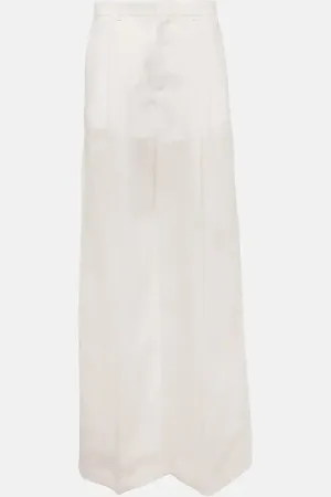 Chloé ChloÃ© Ramie wide-leg pants