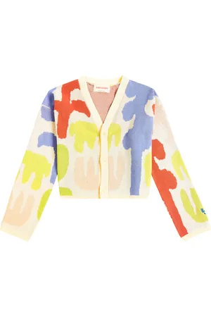 Bobo Choses Carnival jacquard cotton cardigan