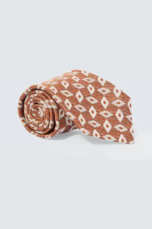 Kiton Silk and linen tie