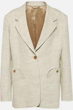 Blazé Milano BlazÃ© Milano Laluna Daisy linen and silk-blend blazer