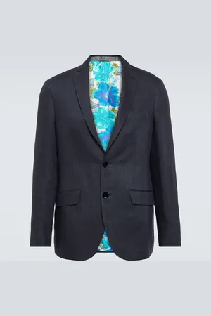 Etro Single-breasted linen blazer