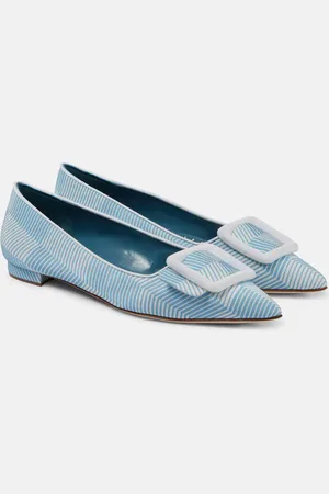 Manolo Blahnik Maysale grosgrain ballet flats