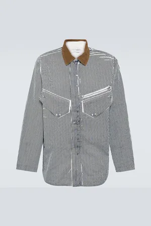 RANRA Galli striped cotton jacket