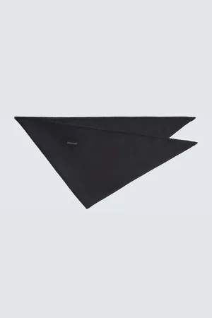 Loro Piana Yuzawa leather-trimmed cashmere scarf