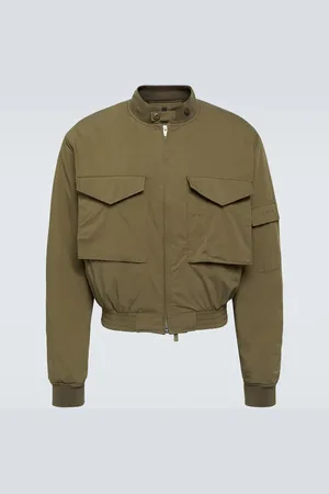 Givenchy Cropped cotton-blend bomber jacket