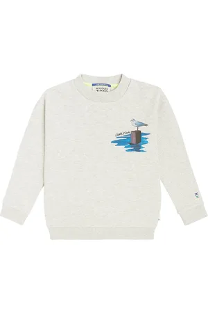 Scotch&Soda Printed cotton jersey sweatshirt