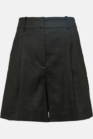 VERONICA BEARD Noemi high-rise linen-blend shorts