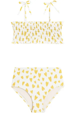Liewood Mikaela printed smocked bikini