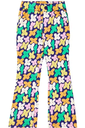 Jelly Mallow Flower cotton-blend pants