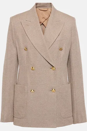Max Mara Vanadio double-breasted jersey blazer
