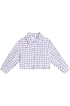 MONNALISA Spencer houndstooth jacket