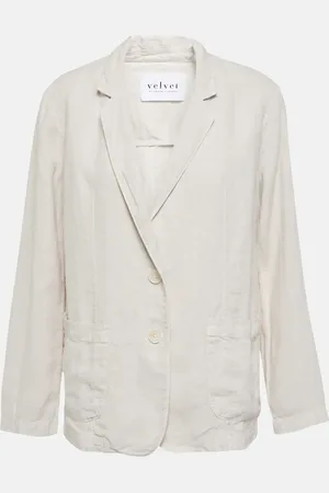 Velvet Lenny linen blazer