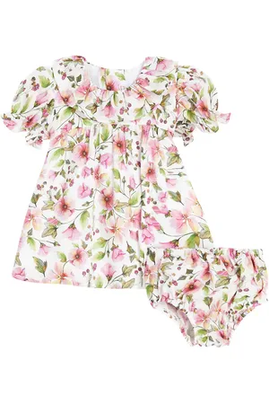 La Coqueta Baby Leana cotton dress and bloomers set
