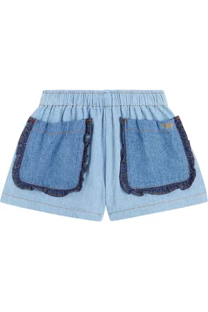 Tiny Cottons Ruffle-trimmed cotton shorts