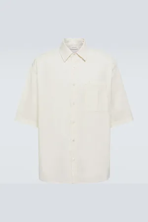 LEMAIRE Oversized cotton-blend shirt