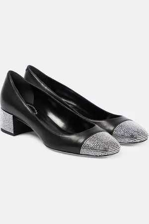 RENE CAOVILLA Kristen embellished leather pumps
