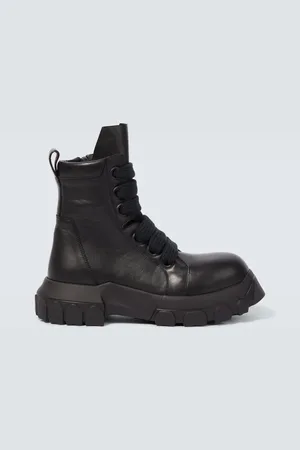 Rick Owens Jumbo Laced leather boots