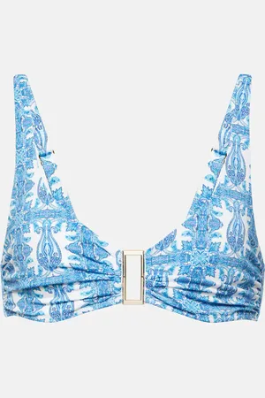Melissa Odabash Printed Bel Air bikini top