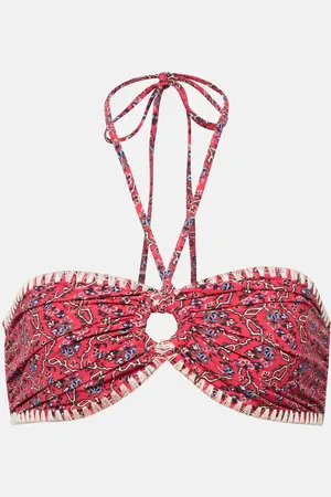 Marant Etoile Starnea printed bikini top