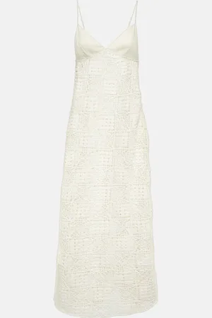 SIR Crochet cotton maxi dress