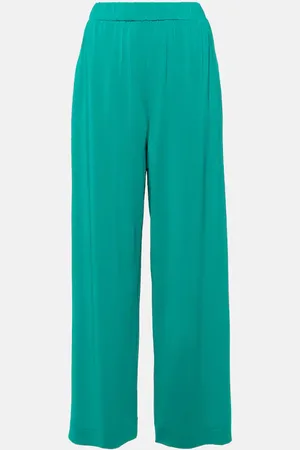 Max Mara Ring jersey crÃªpe wide-leg pants
