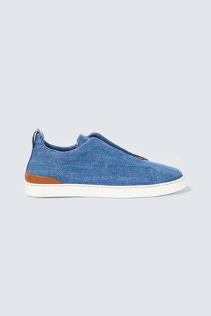 Ermenegildo Zegna Triple Stitch denim sneakers