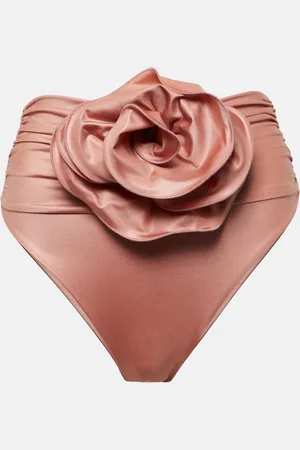 MAGDA BUTRYM Floral-appliquÃ© bikini bottoms