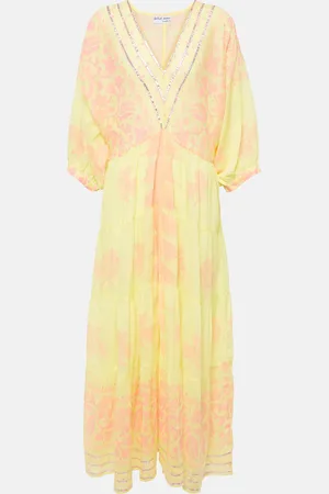 Juliet Dunn Printed cotton maxi dress