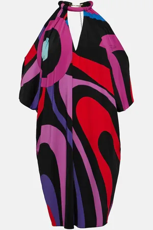 Puccini Marmo draped jersey kaftan
