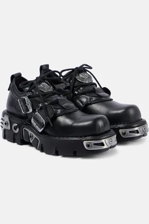 Paco rabanne X New Rock embellished leather boots
