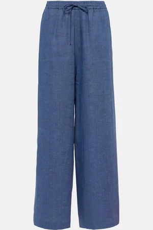 Loro Piana Graysen linen wide-leg pants