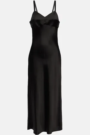 Khaite Joely satin slip dress