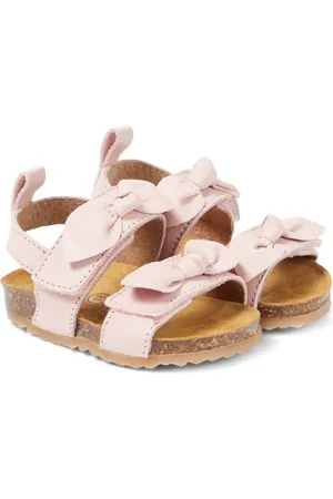 PèPè PÃ¨PÃ¨ Baby bow-detail leather sandals