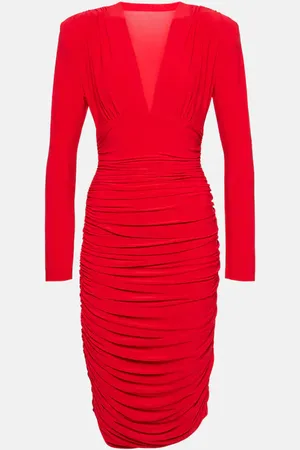 Norma Kamali Ruched midi dress