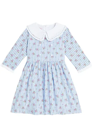 La Coqueta Provenza floral striped dress