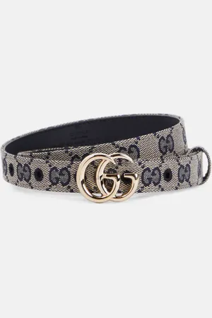 Gucci GG Marmont canvas slim belt