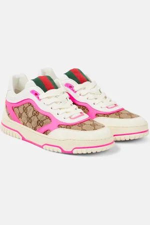Gucci Re-Web leather sneakers