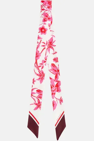 Gucci Floral silk scarf